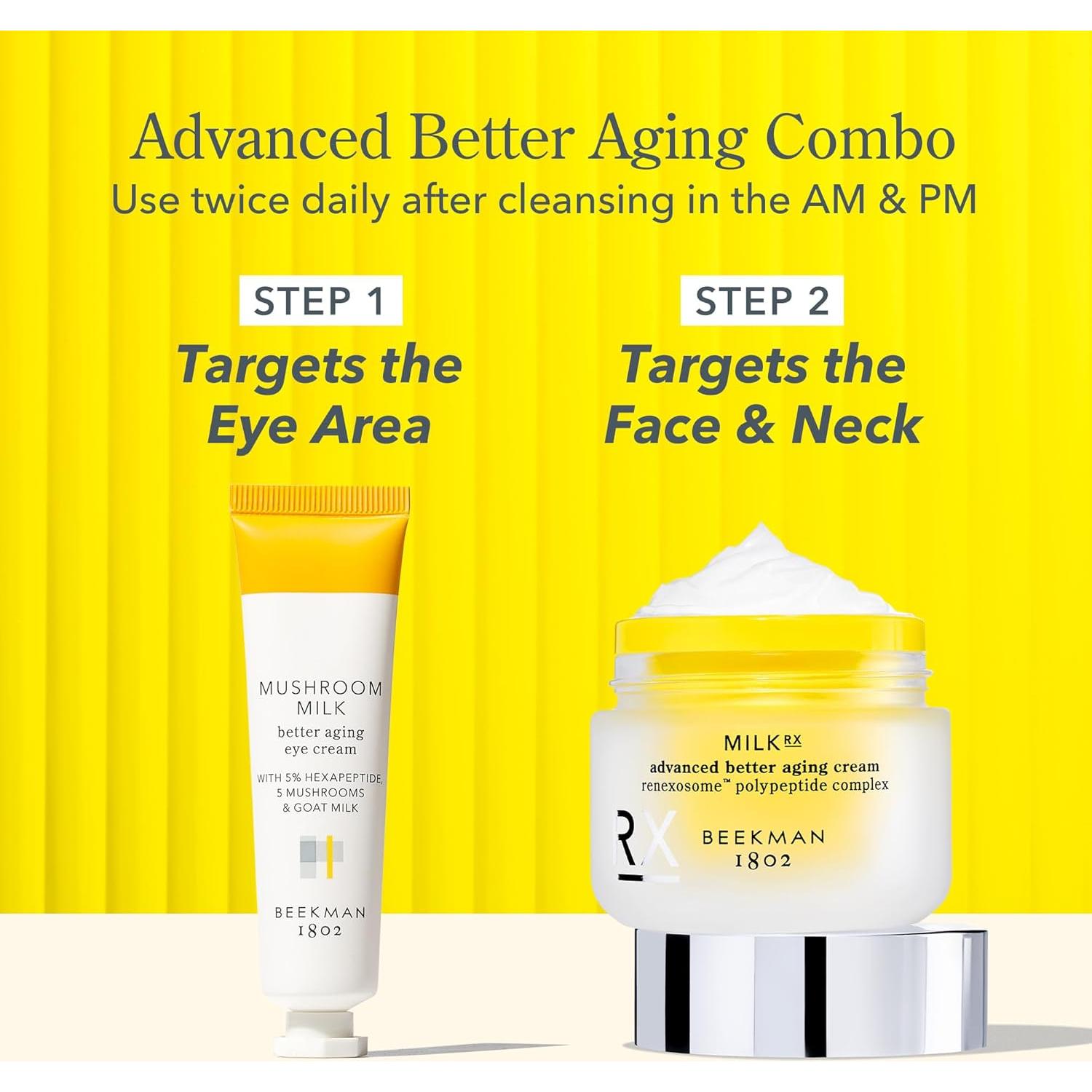 Crema Facial Anti-Envejecimiento Beekman 1802 Milk RX 15 ml