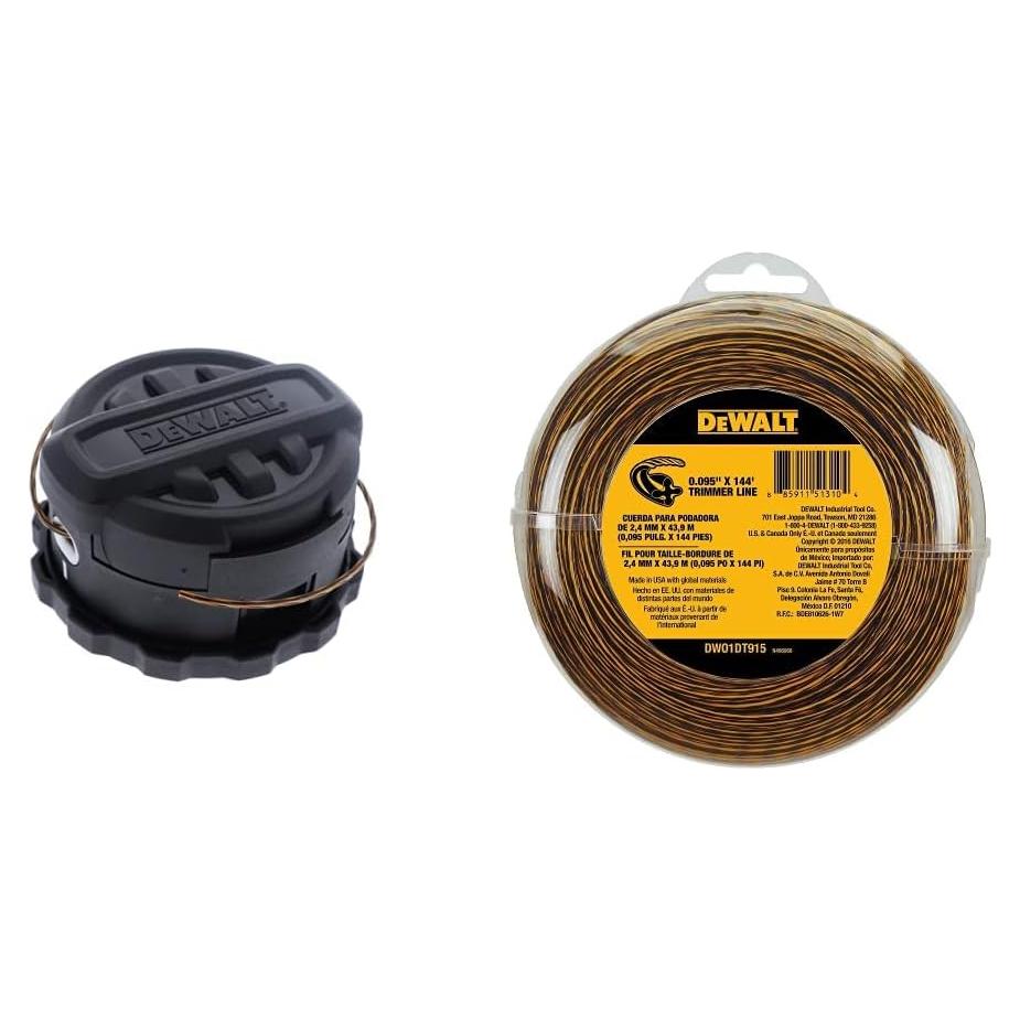 Desbrozadora Dewalt HD DWO1DT915 + Línea de Desbroce 0.095"