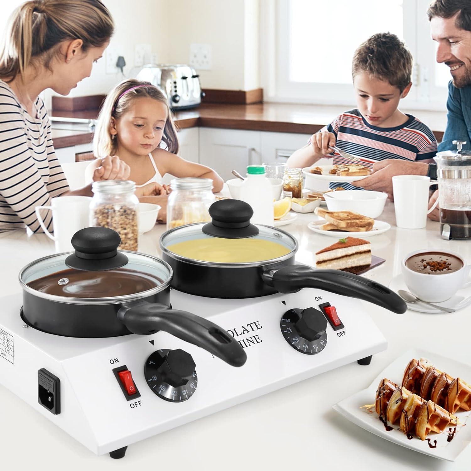 Olla Derretir Chocolate Dyna-Living Doble 80W Eléctrica