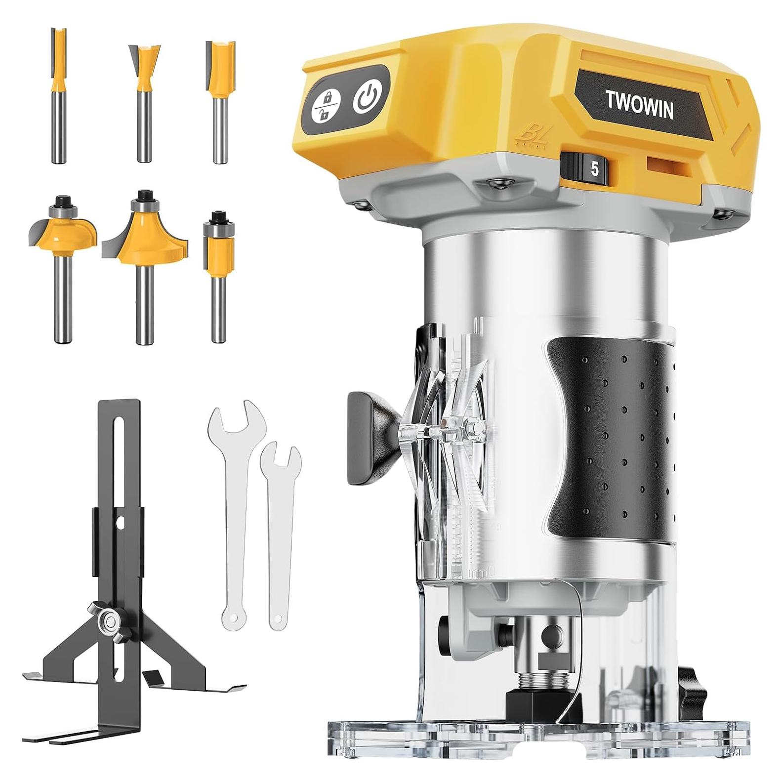 Router Compacto Inalámbrico TwoWin 800W 5 Velocidades