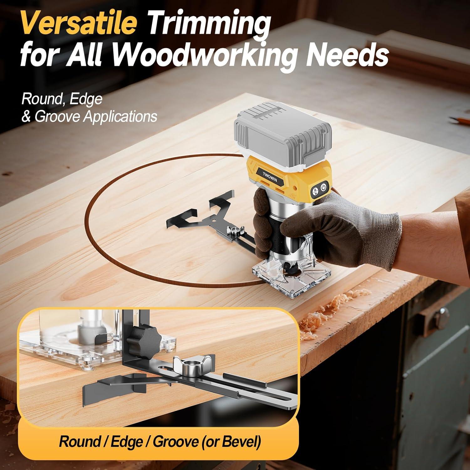 Router Compacto Inalámbrico TwoWin 800W 5 Velocidades