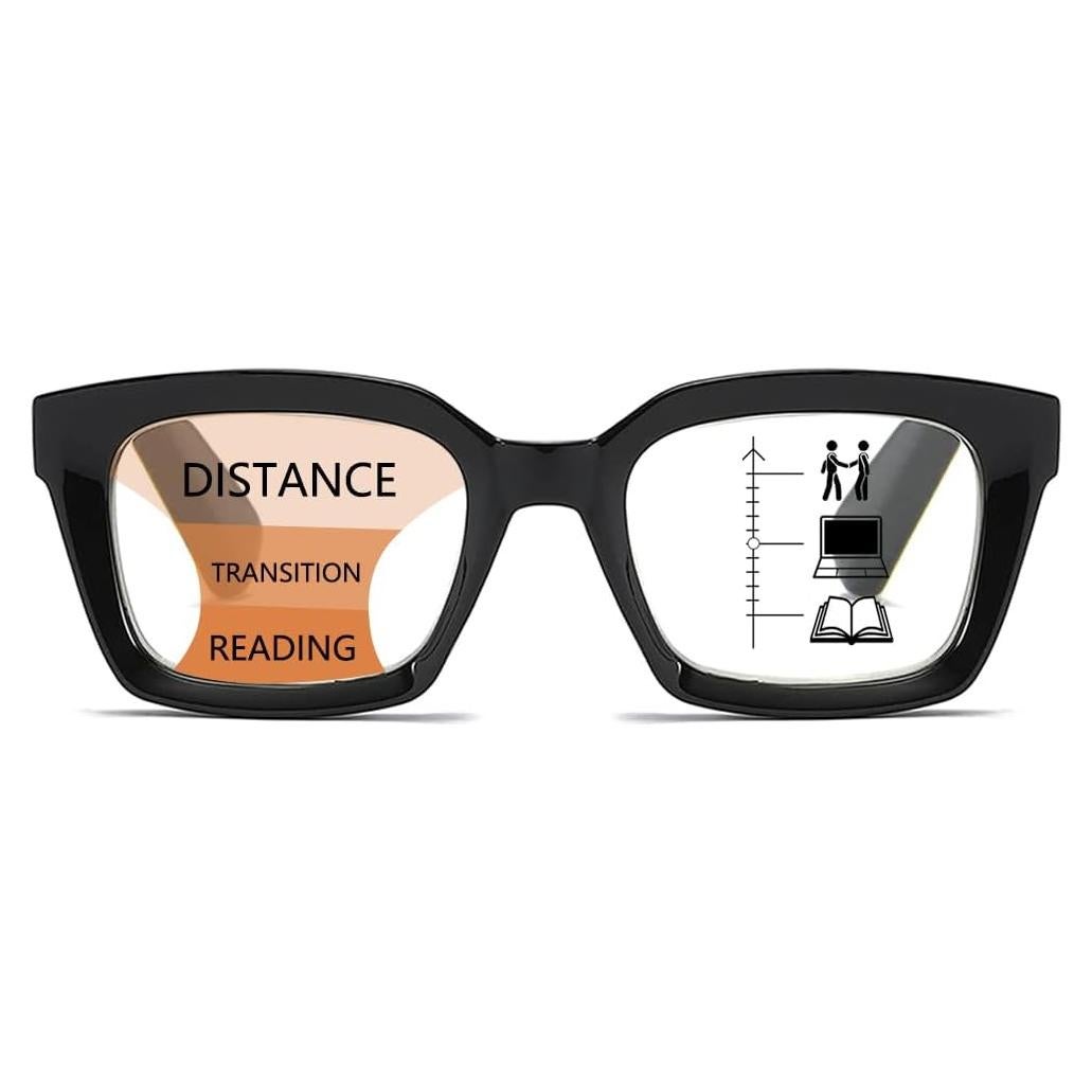 Gafas de lectura progresivas Zxyoo con filtro luz azul 1.0x