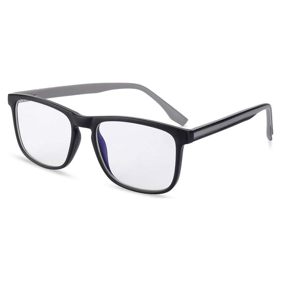 Gafas de lectura Gudzws con bloqueo de luz azul unisex negro