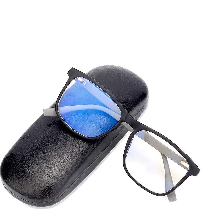 Gafas de lectura Gudzws con bloqueo de luz azul unisex negro