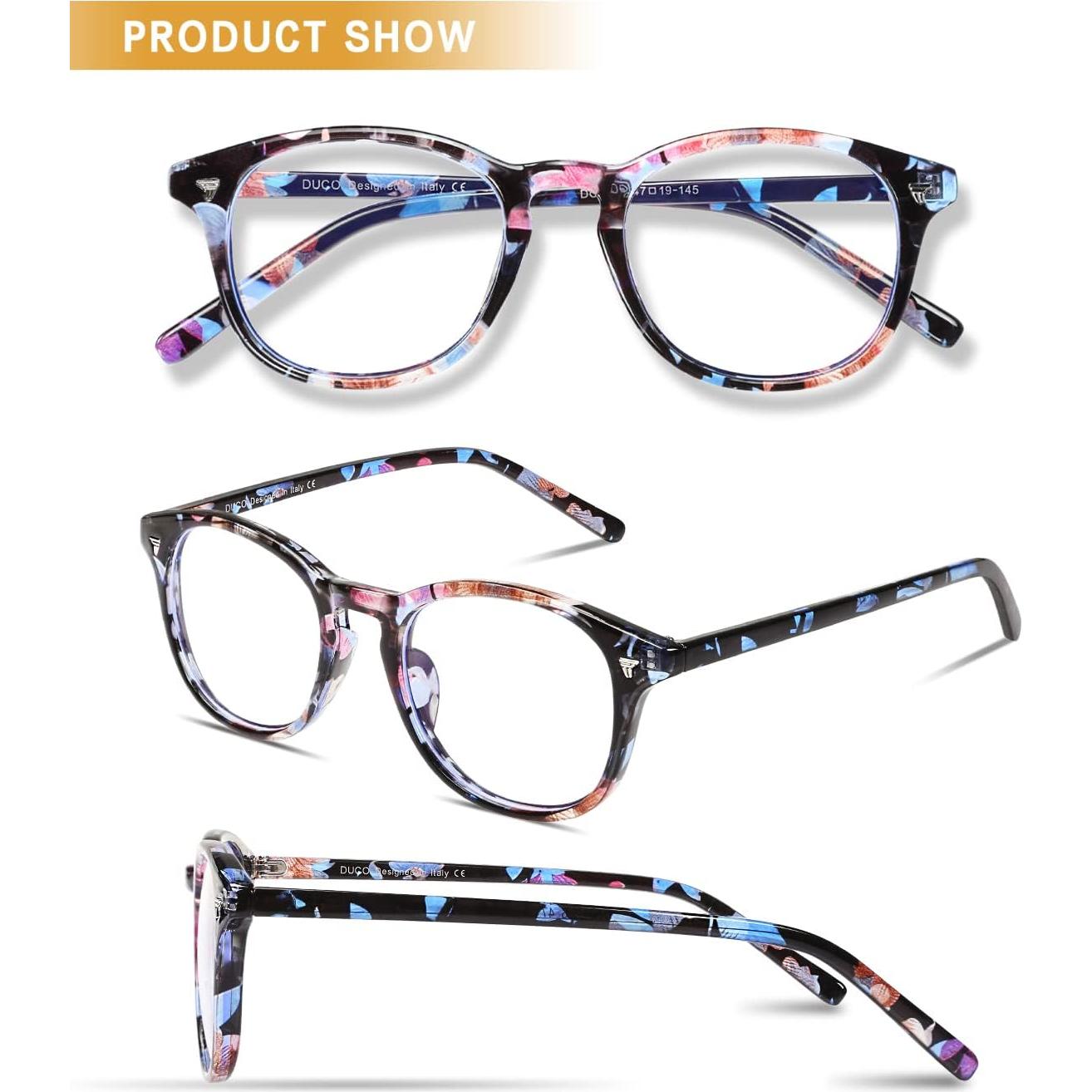 Gafas de lectura DUCO DC5206 con bloqueo luz azul y UV400