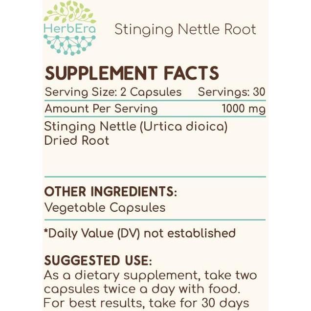 Cápsulas de Ortiga Picante HerbEra 60 Unidades 500 mg