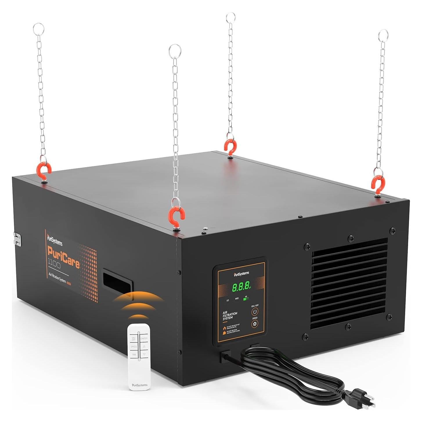 Colector de Polvo Purisystems PuriCare 1100, 102 m², 3 Velocidades