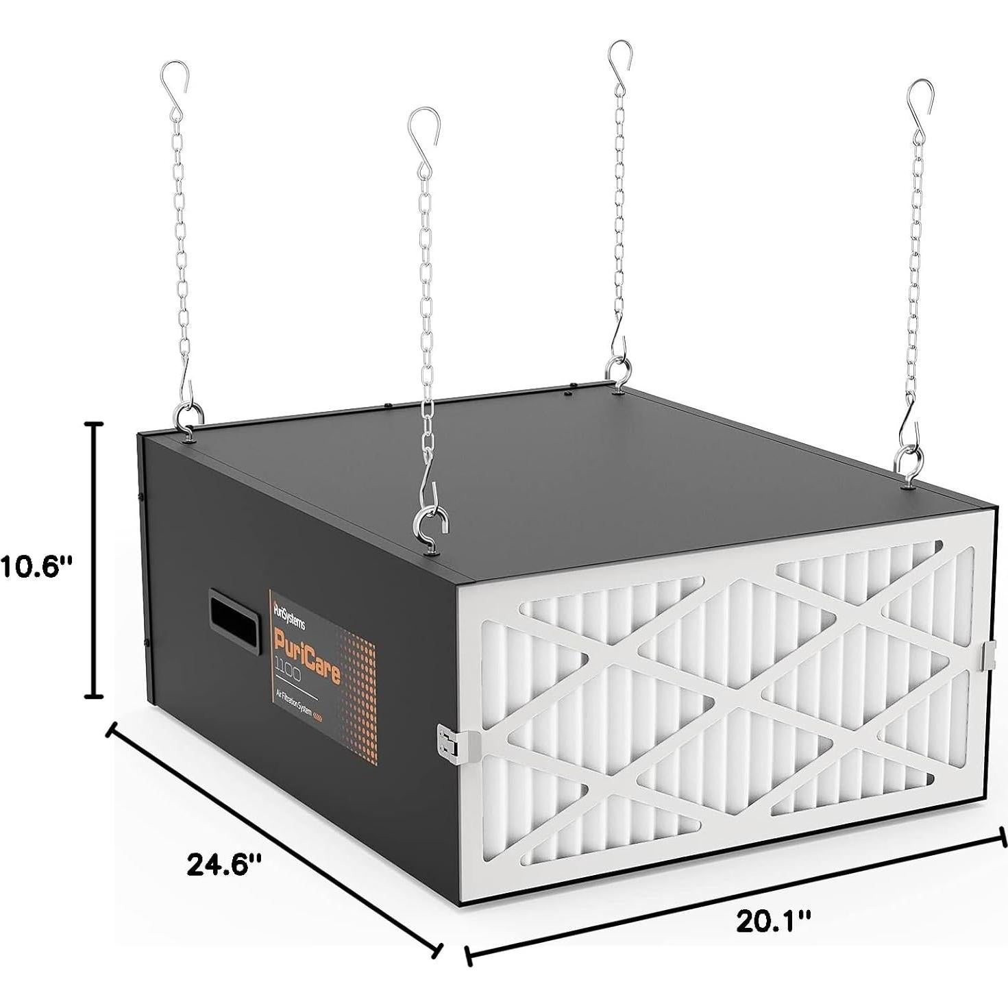 Colector de Polvo Purisystems PuriCare 1100, 102 m², 3 Velocidades