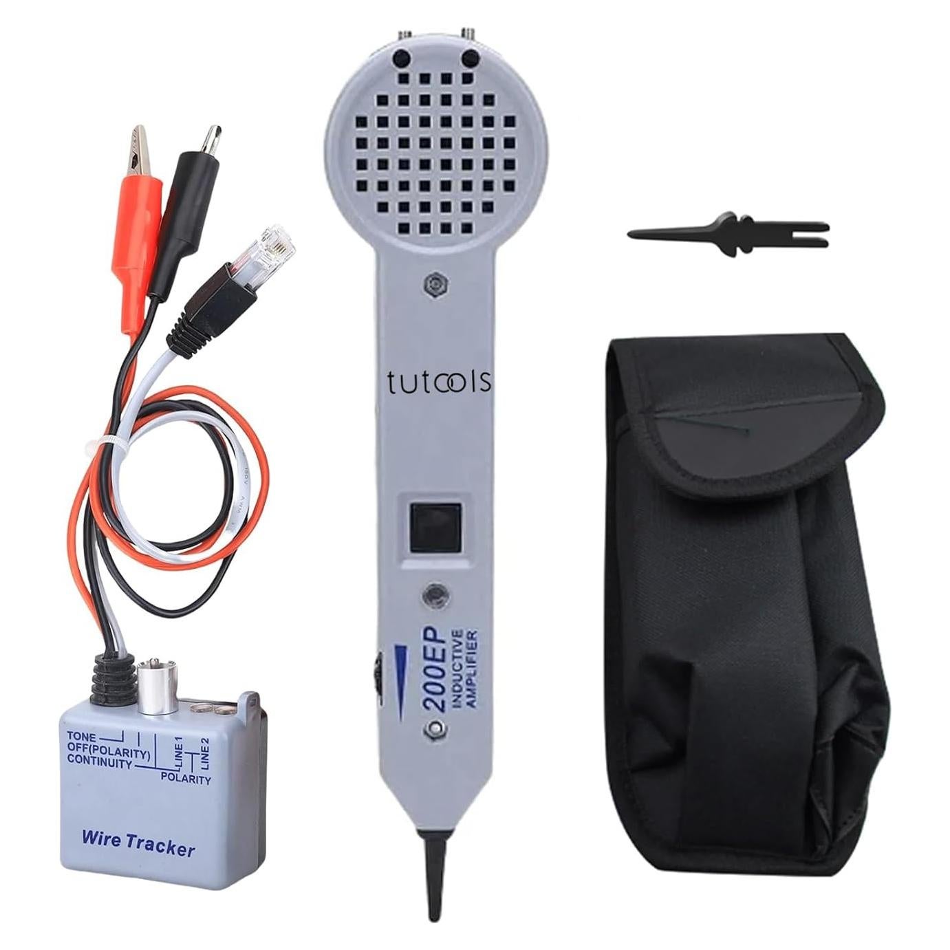 Kit de prueba de cables TUTOOLS 200EP, generador de tono y sonda