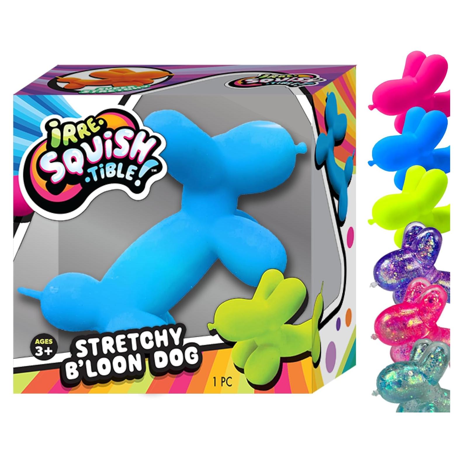 JA-RU Perro Globo Estirable 1 Unidad Color Variado Juguete Fidget