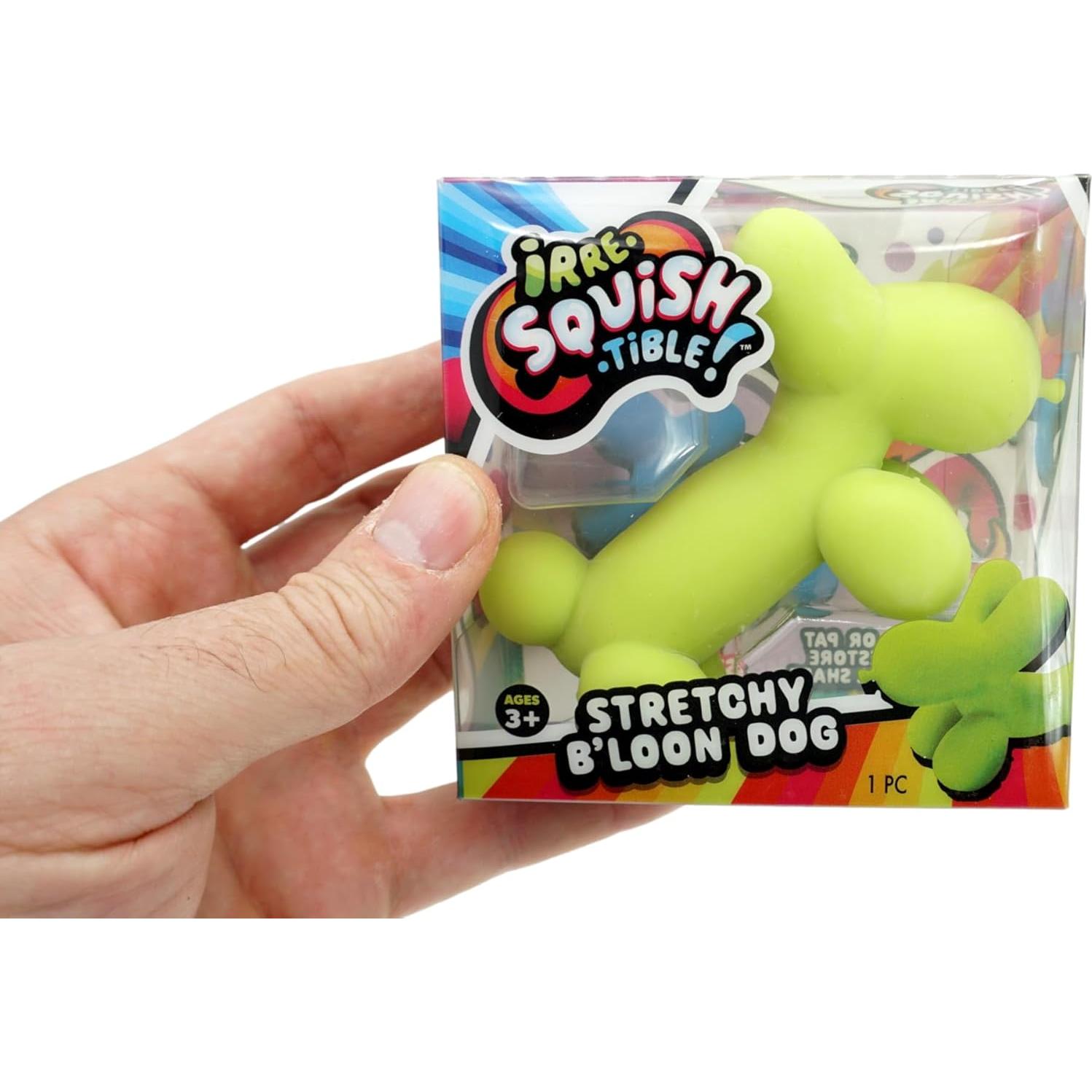 JA-RU Perro Globo Estirable 1 Unidad Color Variado Juguete Fidget