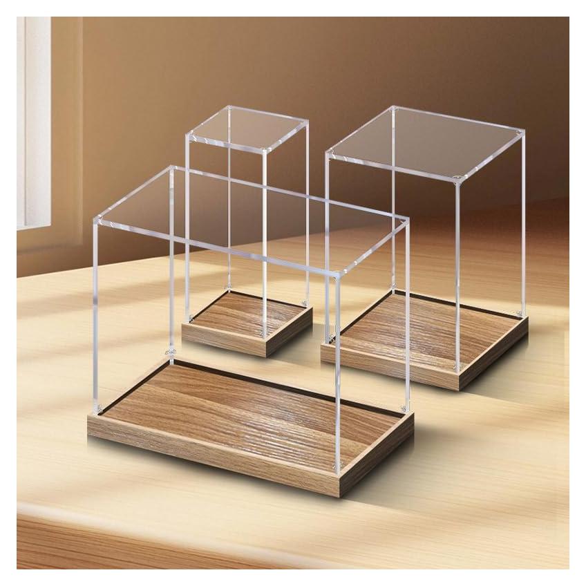 Caja de exhibición acrílica Scoparius 15x15x20 cm apilable