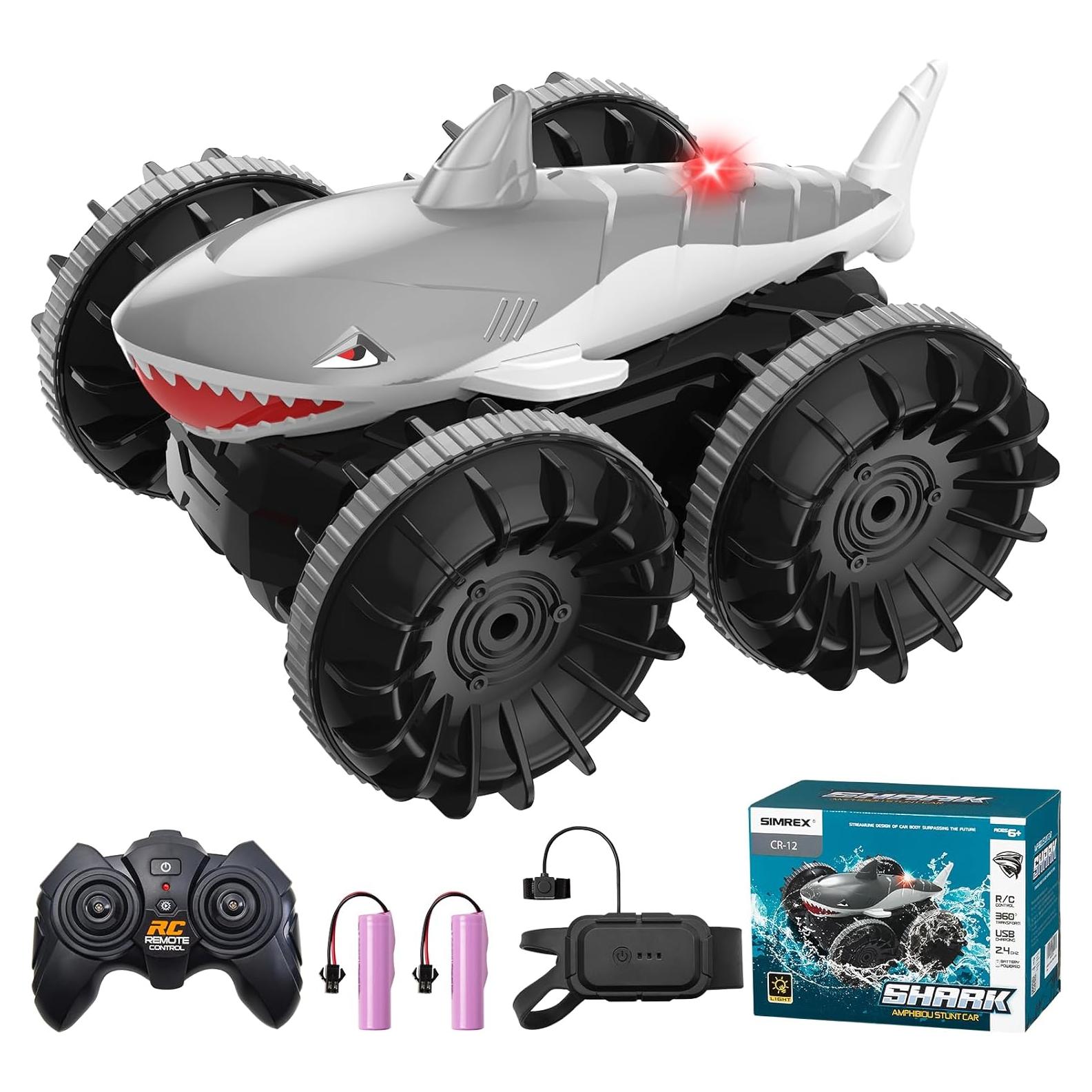 Coche de Control Remoto Amphibious SIMREX Shark 4WD Acrobático