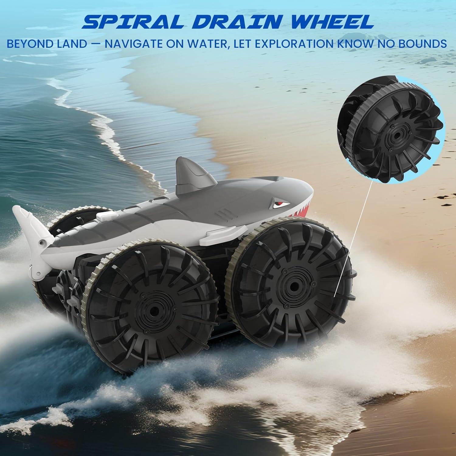 Coche de Control Remoto Amphibious SIMREX Shark 4WD Acrobático