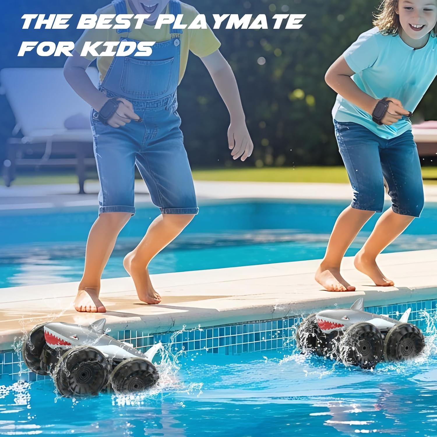 Coche de Control Remoto Amphibious SIMREX Shark 4WD Acrobático