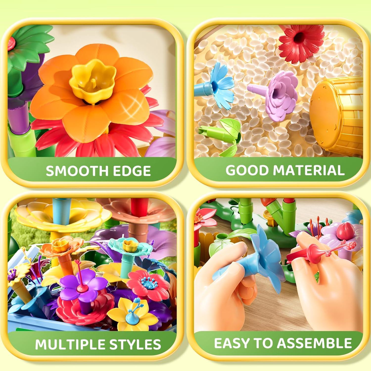 Set de Juguetes de Construcción de Jardín de Flores LILYBUDS 81 Piezas