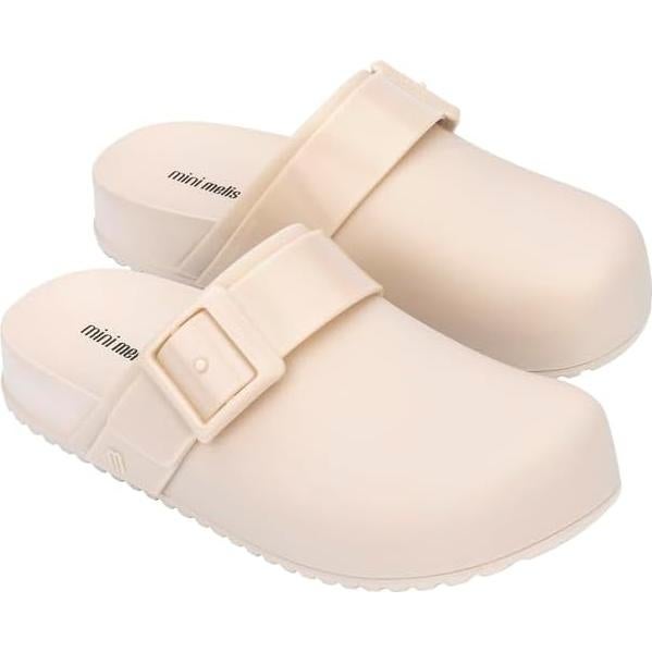 Zapatos Mini Melissa Cozy Clog Niña 11 Beige Ecológicos