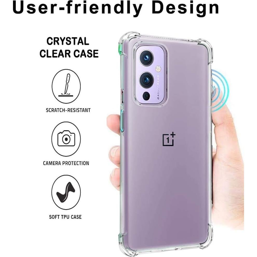 Funda Antigolpes Folmeikat para Oneplus 9 6.55" TPU Claro