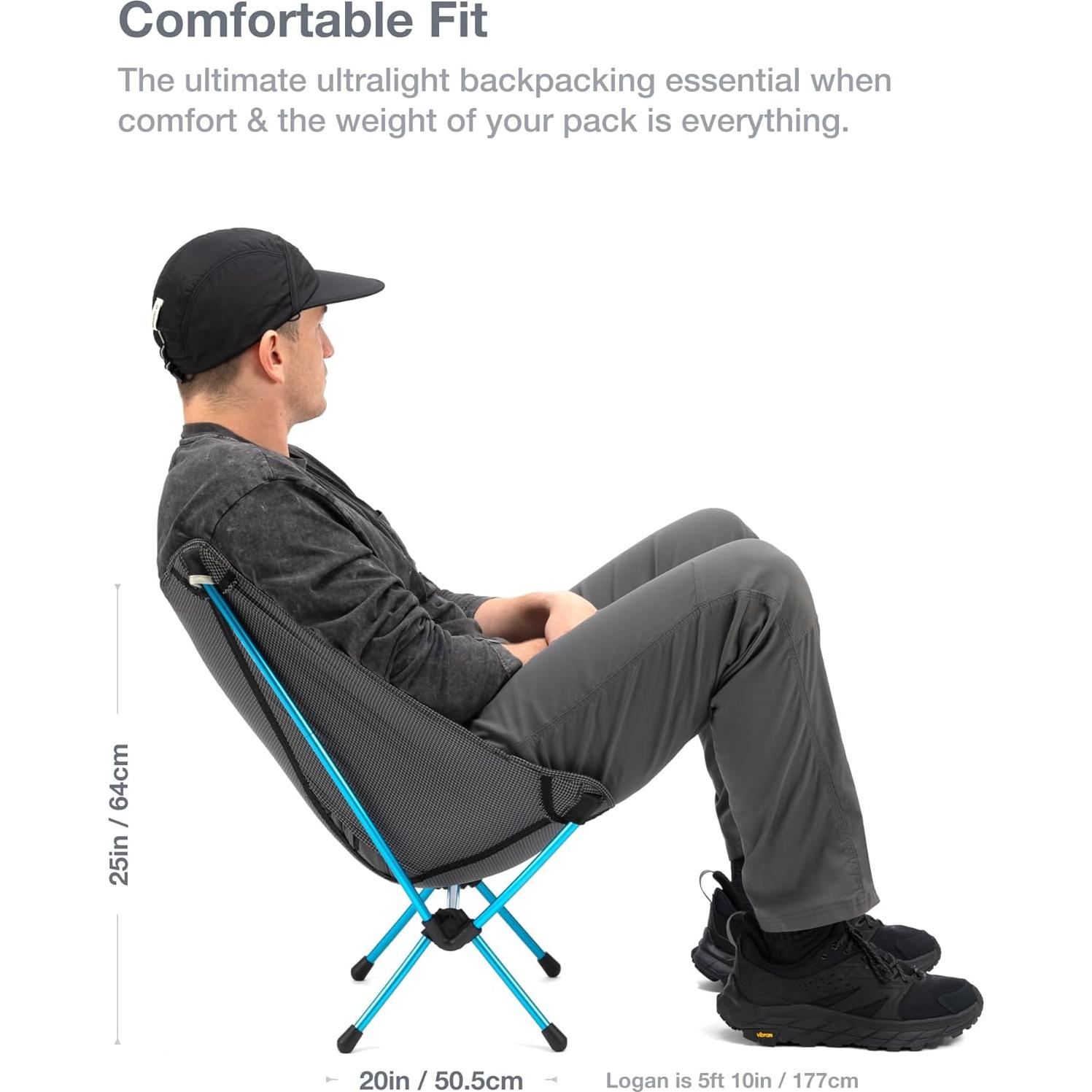 Silla de Camping Ultraligera Helinox Chair Zero Negra 0.5kg