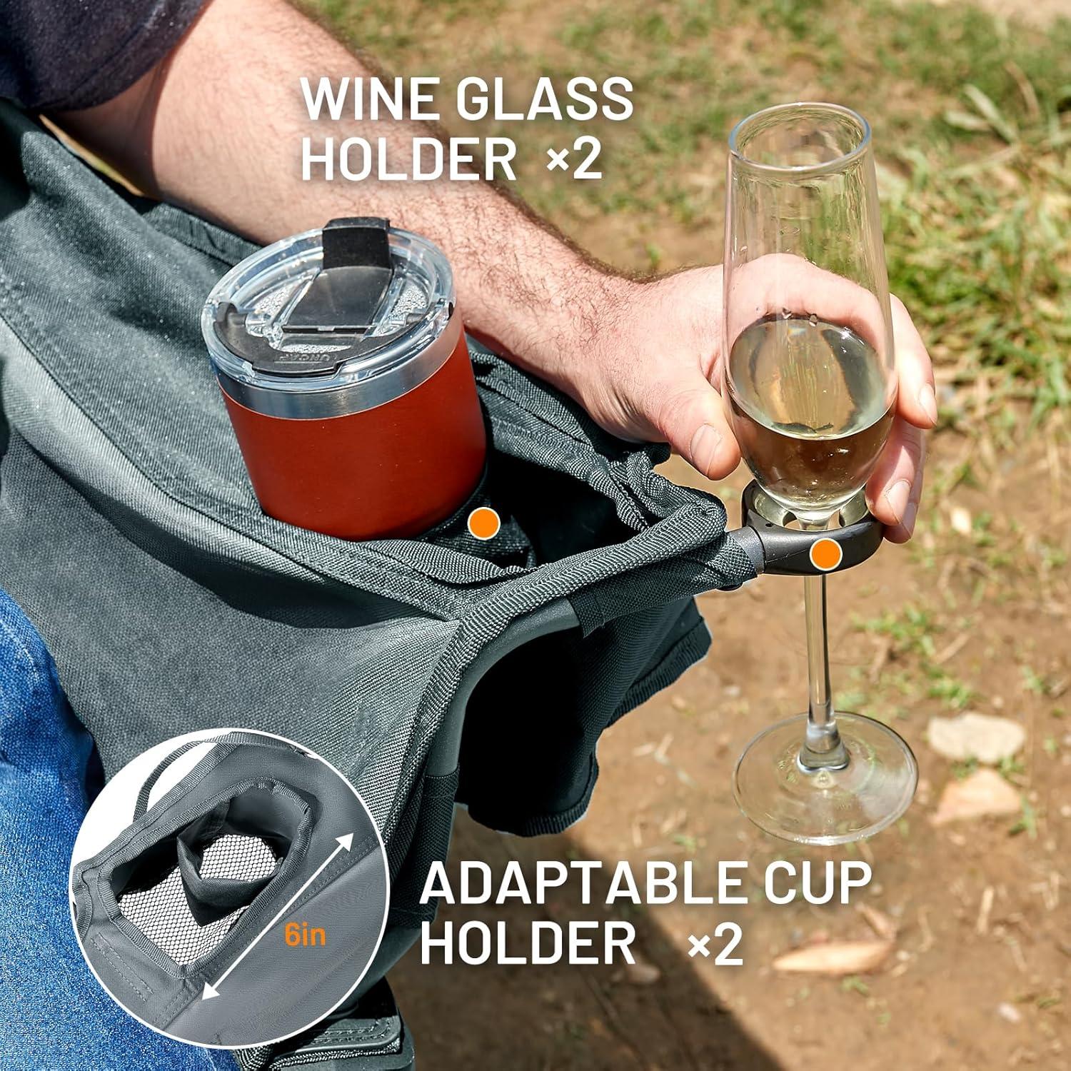 Silla de Camping Doble TIMBER RIDGE Acolchada 272 kg