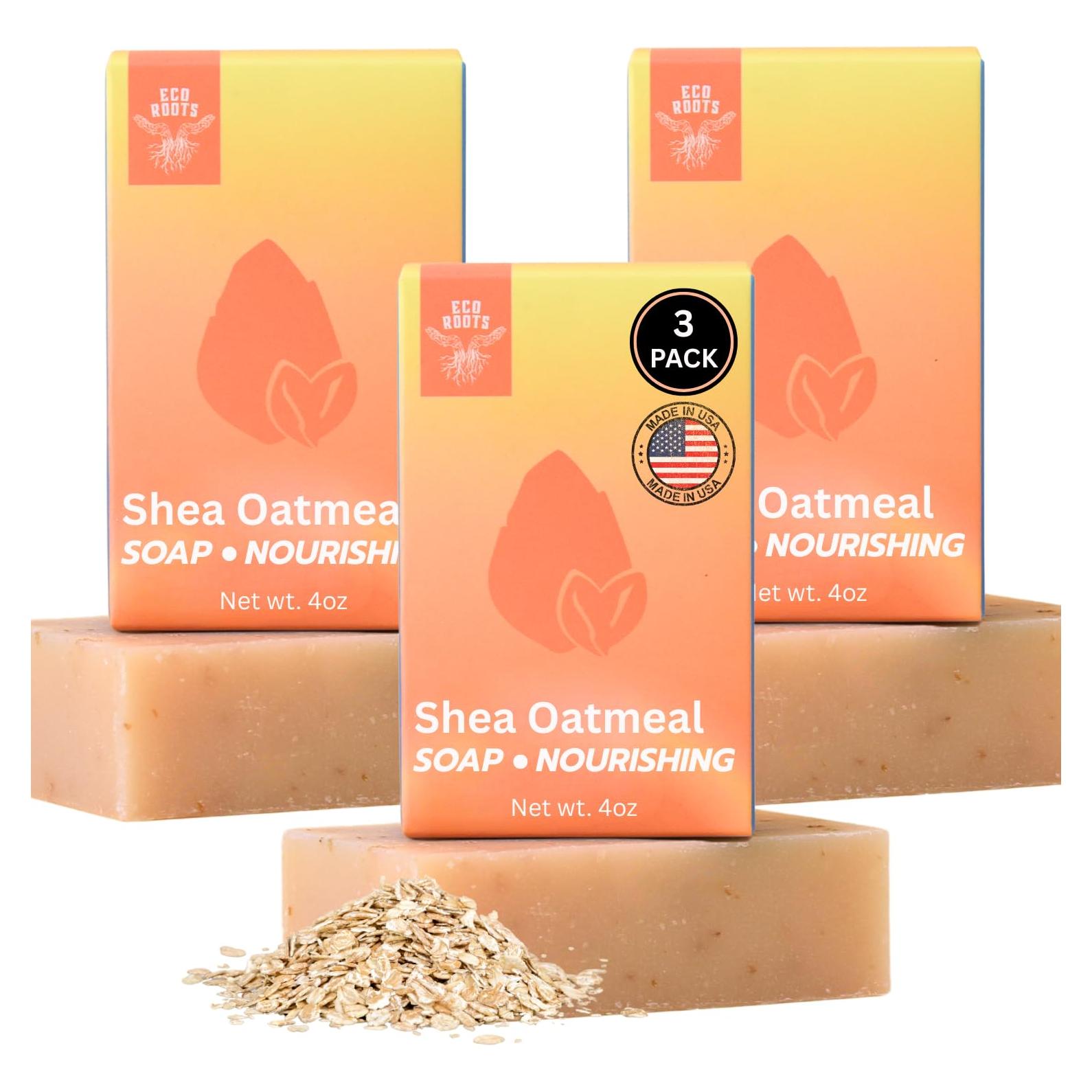 Jabón Natural de Avena ECO ROOTS - Hidratante 340g