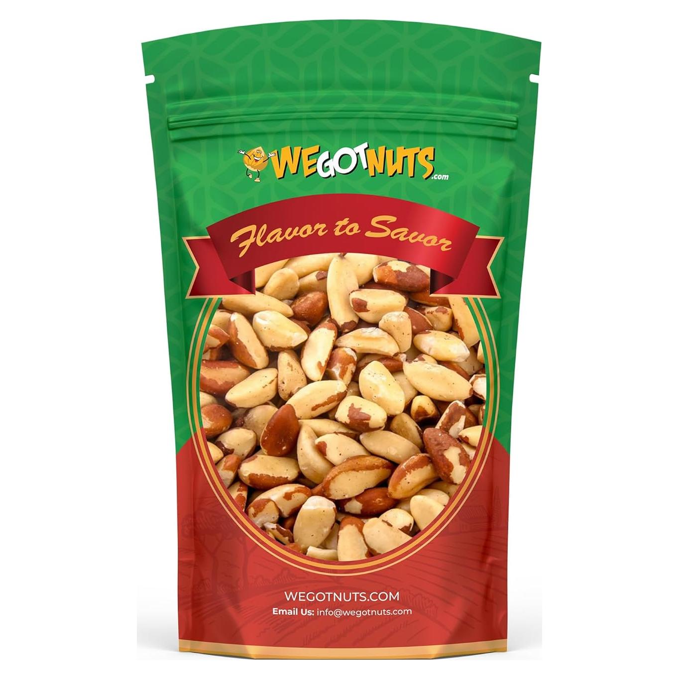 Nueces de Brasil Crudas We Got Nuts 450g Sin Sal y Sin Conservantes