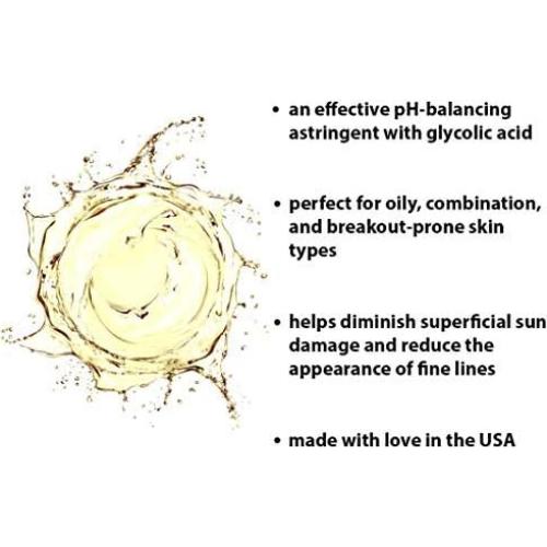 Tónico Facial Astringente RAYA 236.6 ml Ácido Glicólico Piel Mixta