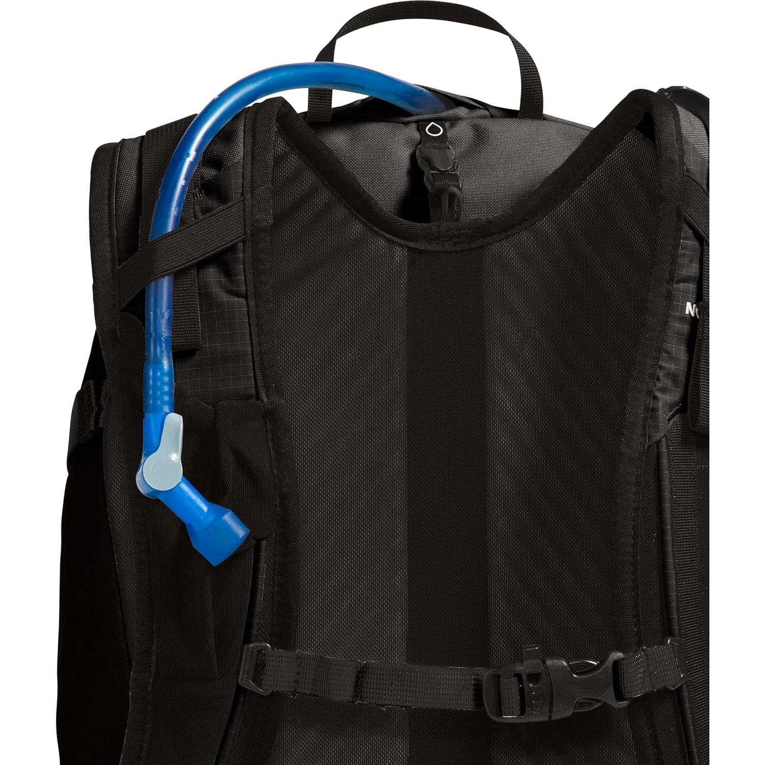 Basin 24 Liter Technical Daypack with Rain Cover | Unisex Backpack, Hipbelt, Hiking Pole Attachment, Compression Straps, TNF Black/TNF Black-NPF, One Size