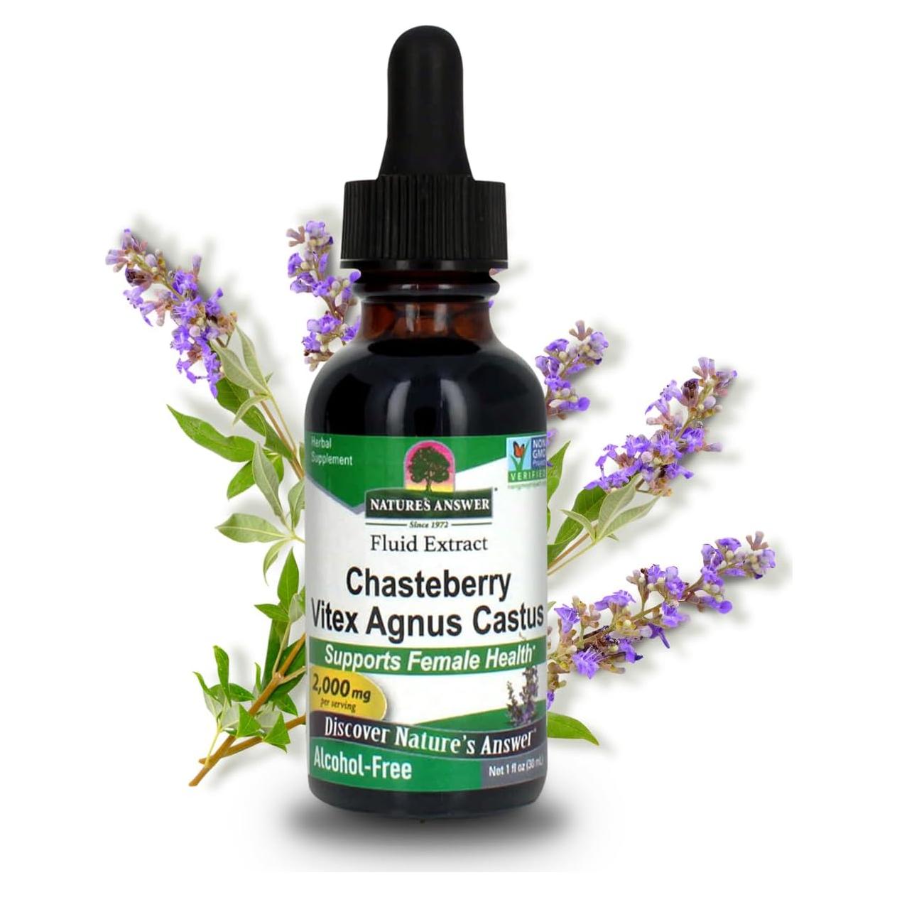 Baya de Vitex Sin Alcohol Nature's Answer 30 ml - Equilibrio Hormonal