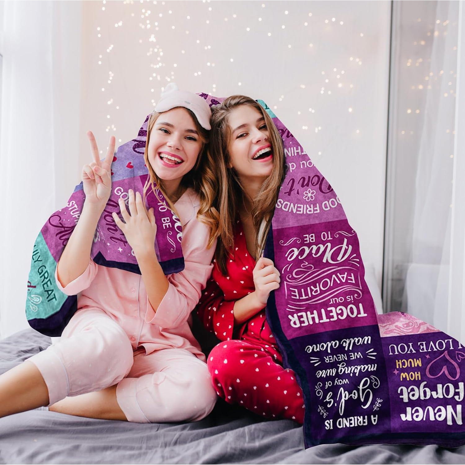 Manta Franela HEIFAM Mejor Amiga 127x152 cm Regalo Amistad