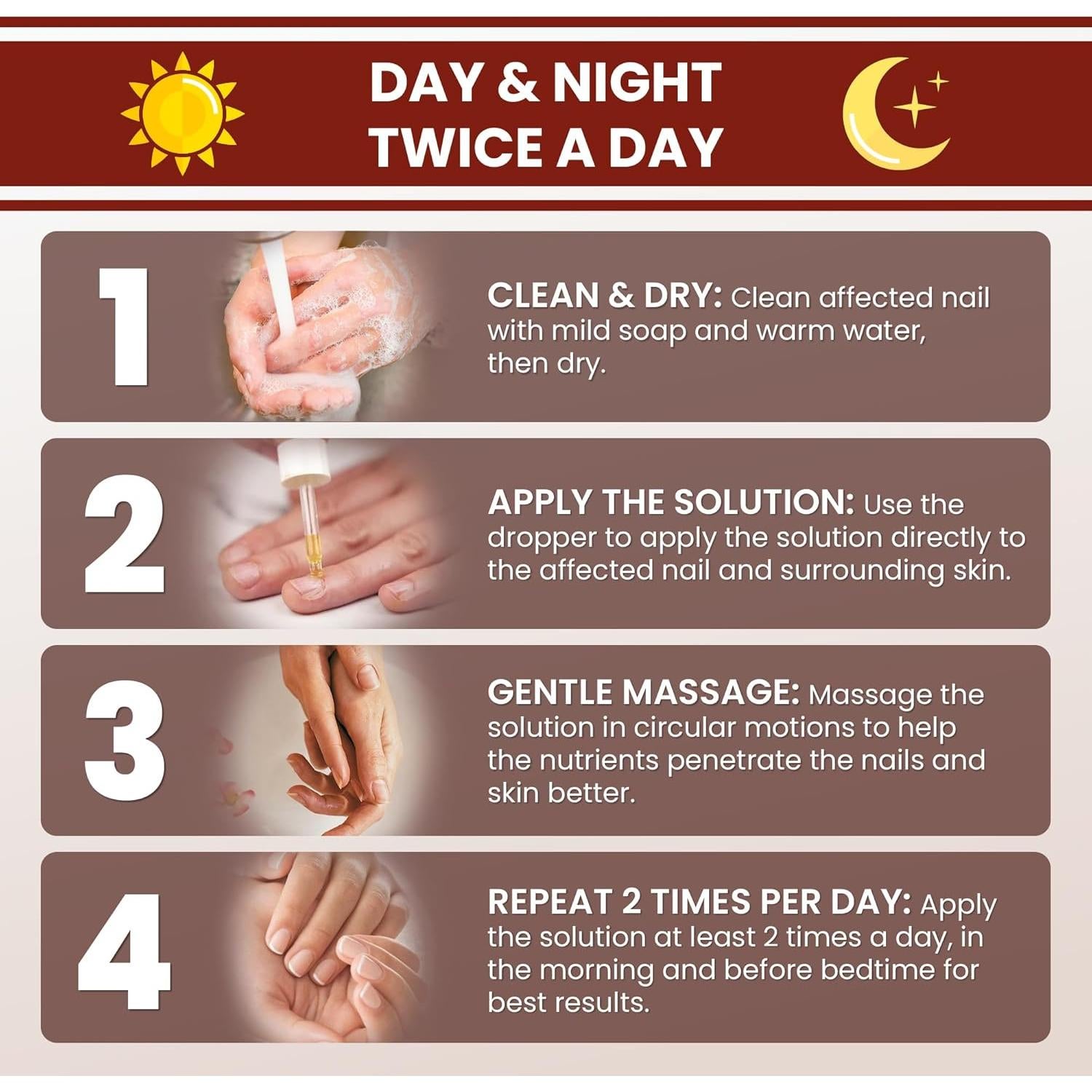 Suero Reparador de Uñas Abera - Cuidado Intensivo Rojo