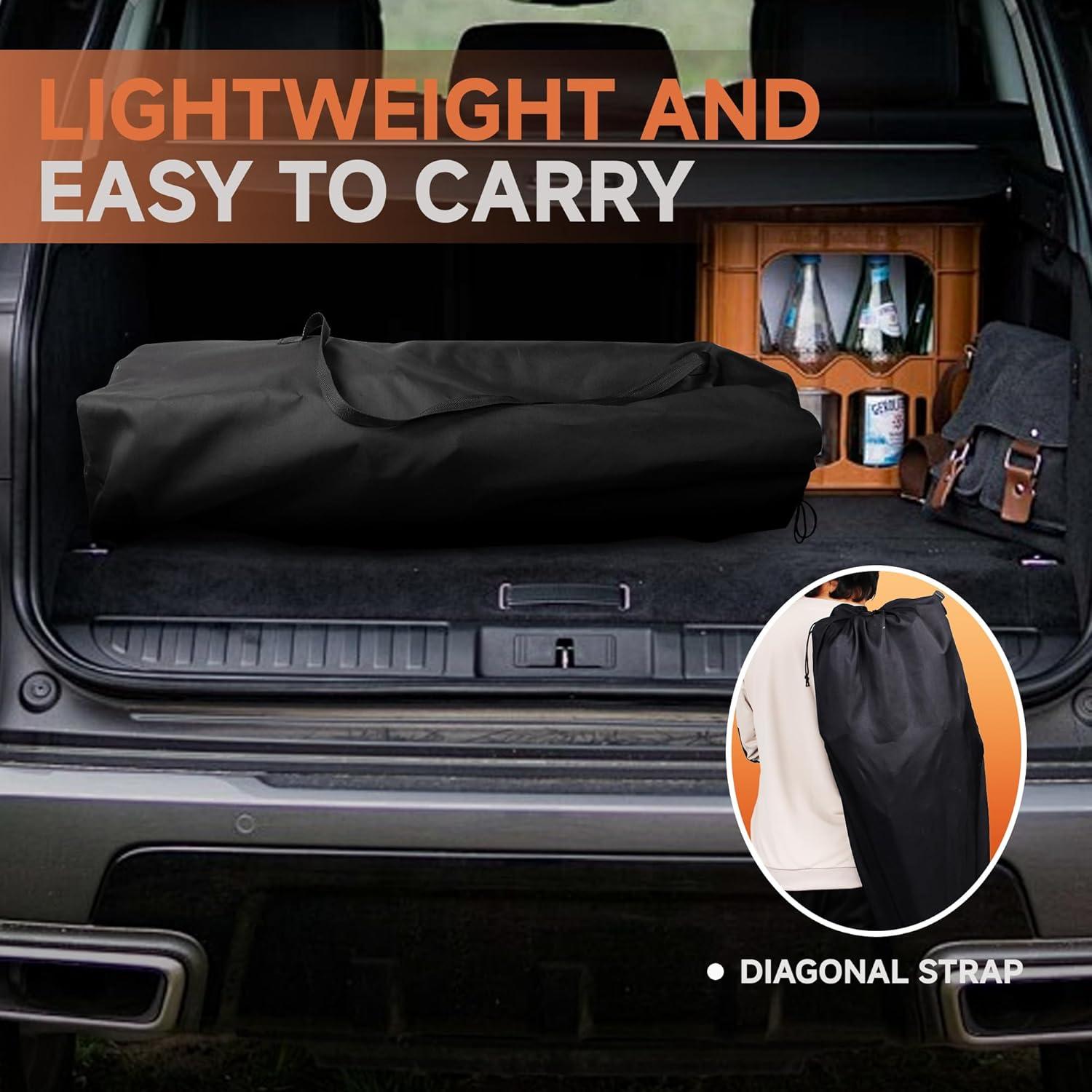 Silla de Camping Doble VAGANTH Plegable con Portavasos