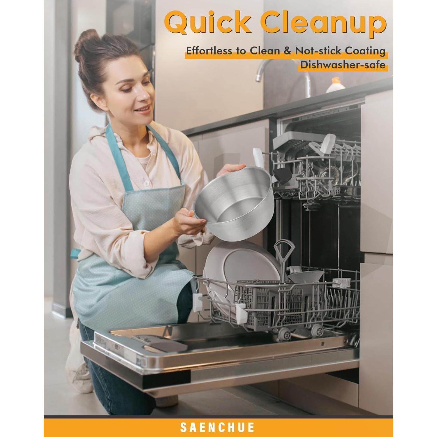 Olla de Fondue Eléctrica Saenchue 6 Tazas Acero Inoxidable