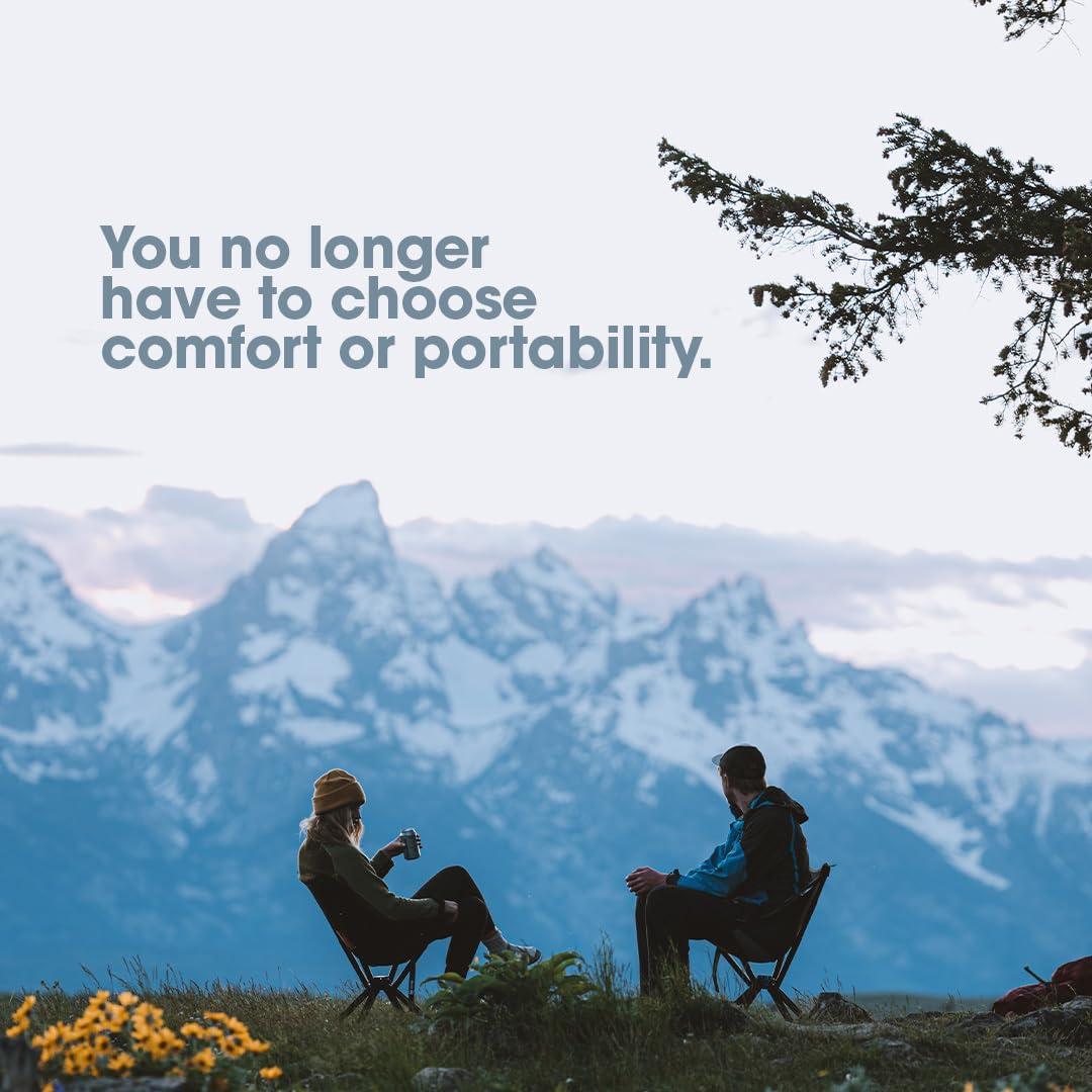 Silla Plegable CLIQ Versión 1.0 Negra - Soporta 136 Kg