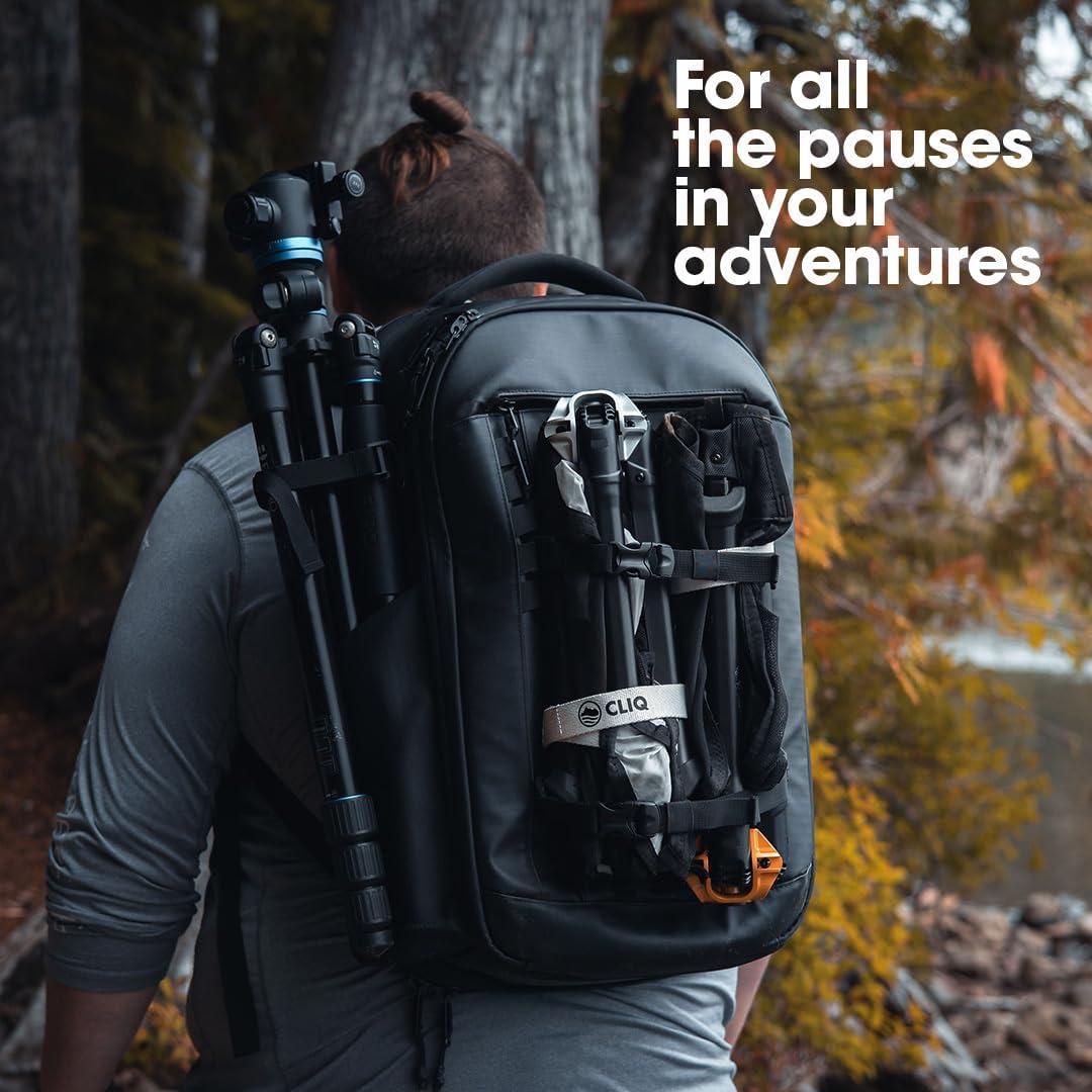 Silla Plegable CLIQ Versión 1.0 Negra - Soporta 136 Kg