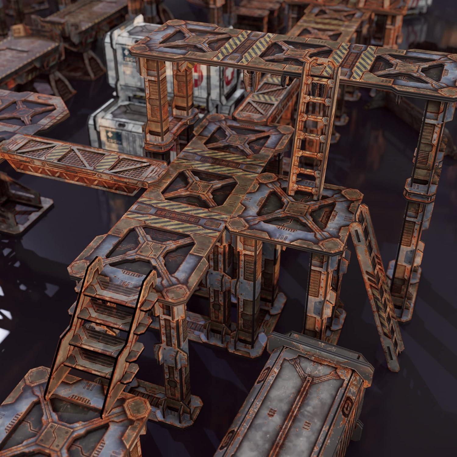 Set Inicial Industrial TinkerTurf Tema Abandonado 1.38kg