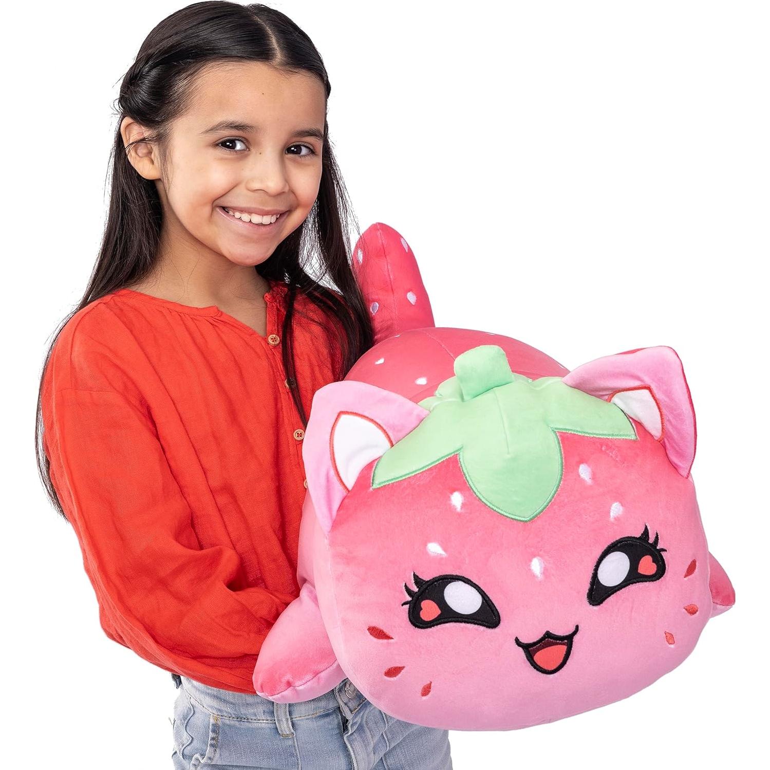 Peluche Jumbo Aphmau MeeMeow Gato Fresa 40.6 cm Oficial