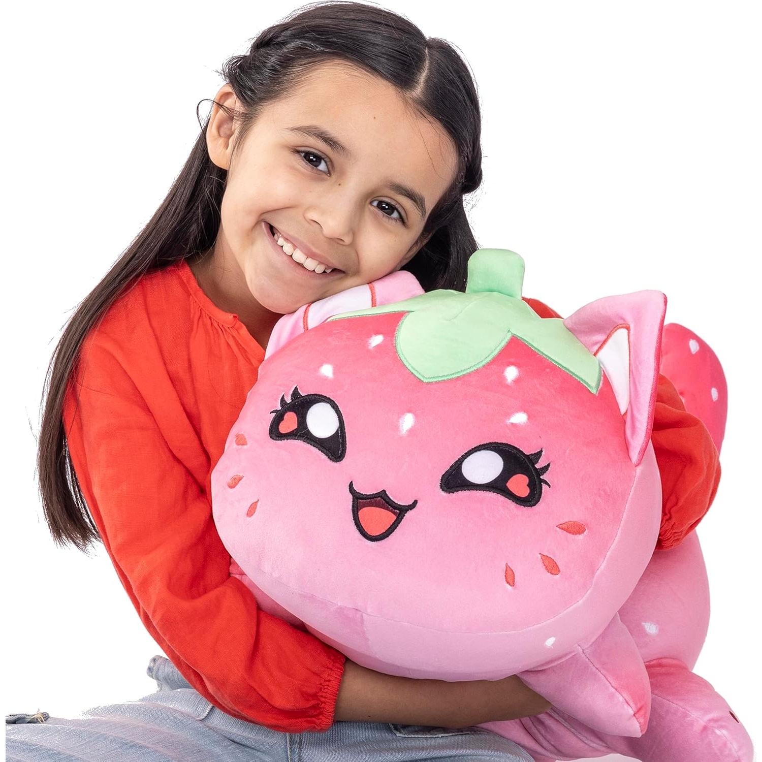 Peluche Jumbo Aphmau MeeMeow Gato Fresa 40.6 cm Oficial