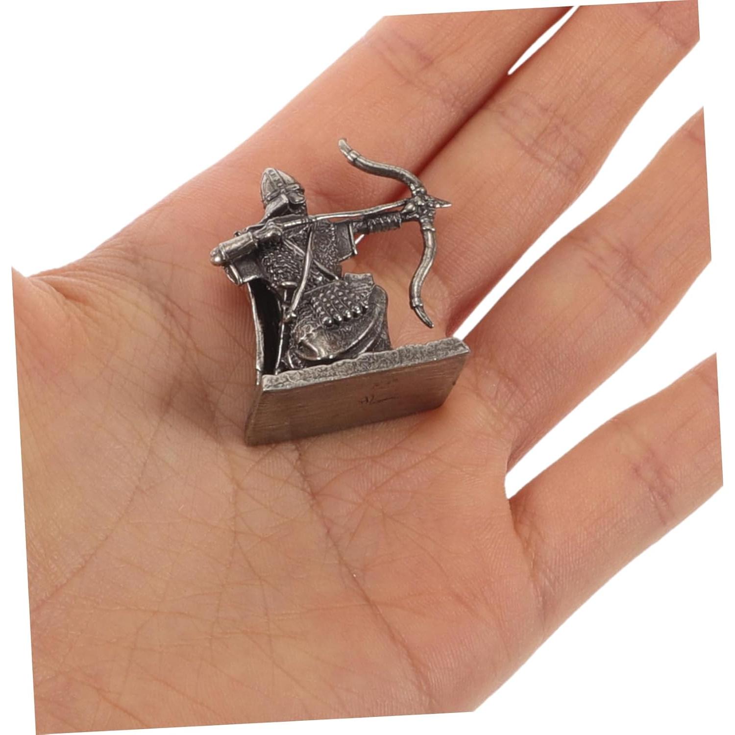 Estatuilla Caballero Vintage Ibasenice 3x3x1.5cm Decoración