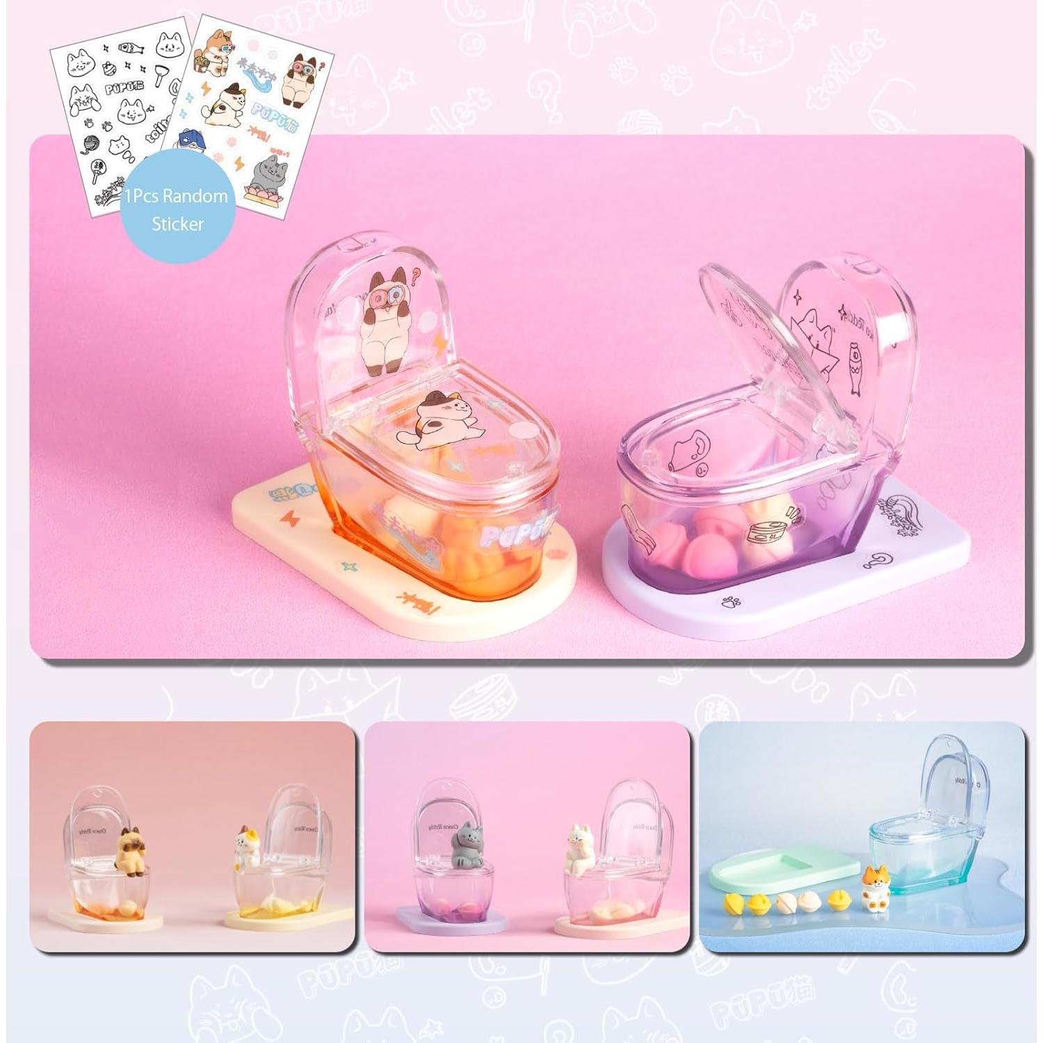 Caja Sorpresa de Gato Choco Teddy - Soporte para Teléfono Mini