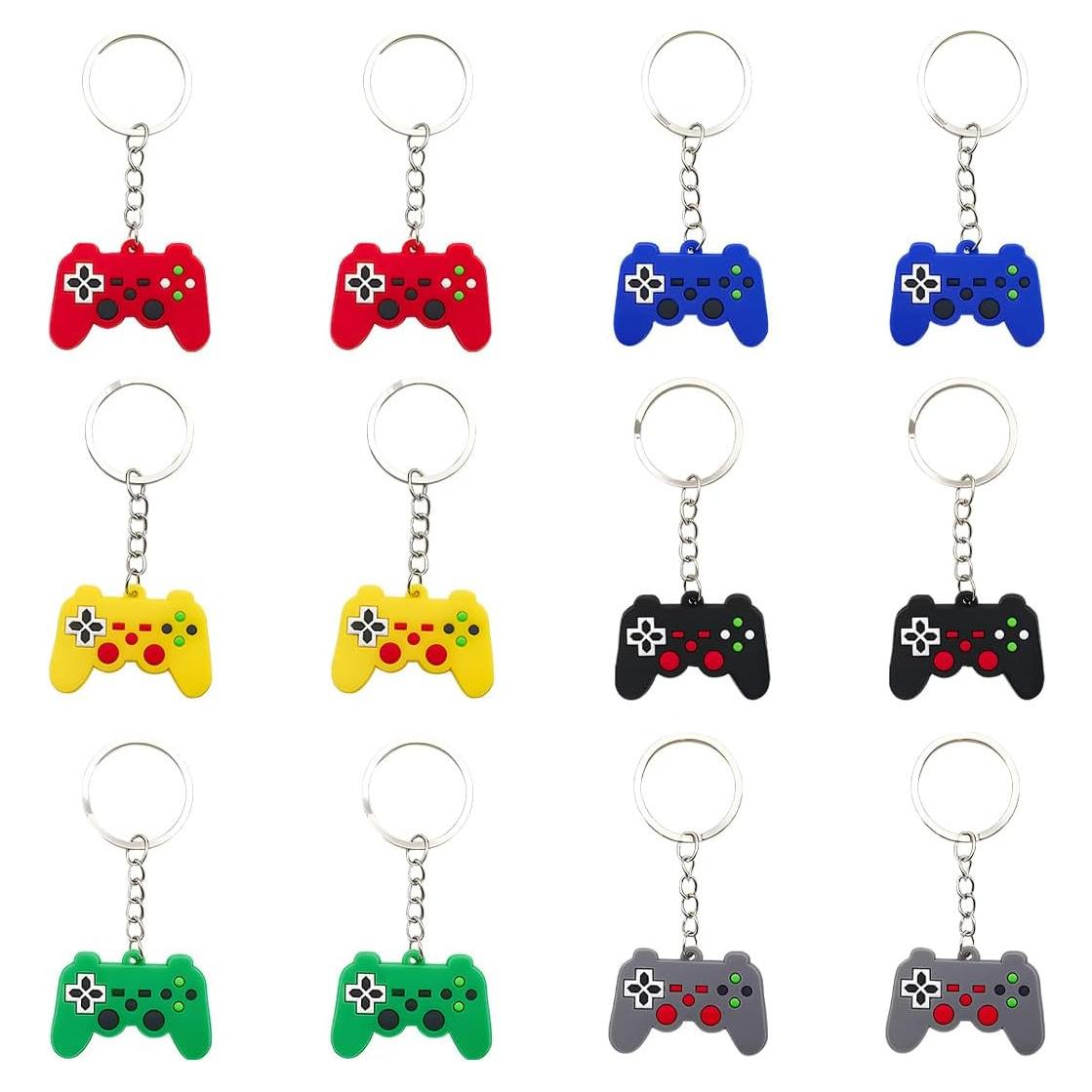 Llavero de Controlador de Videojuego SHMZK 12 Piezas PVC