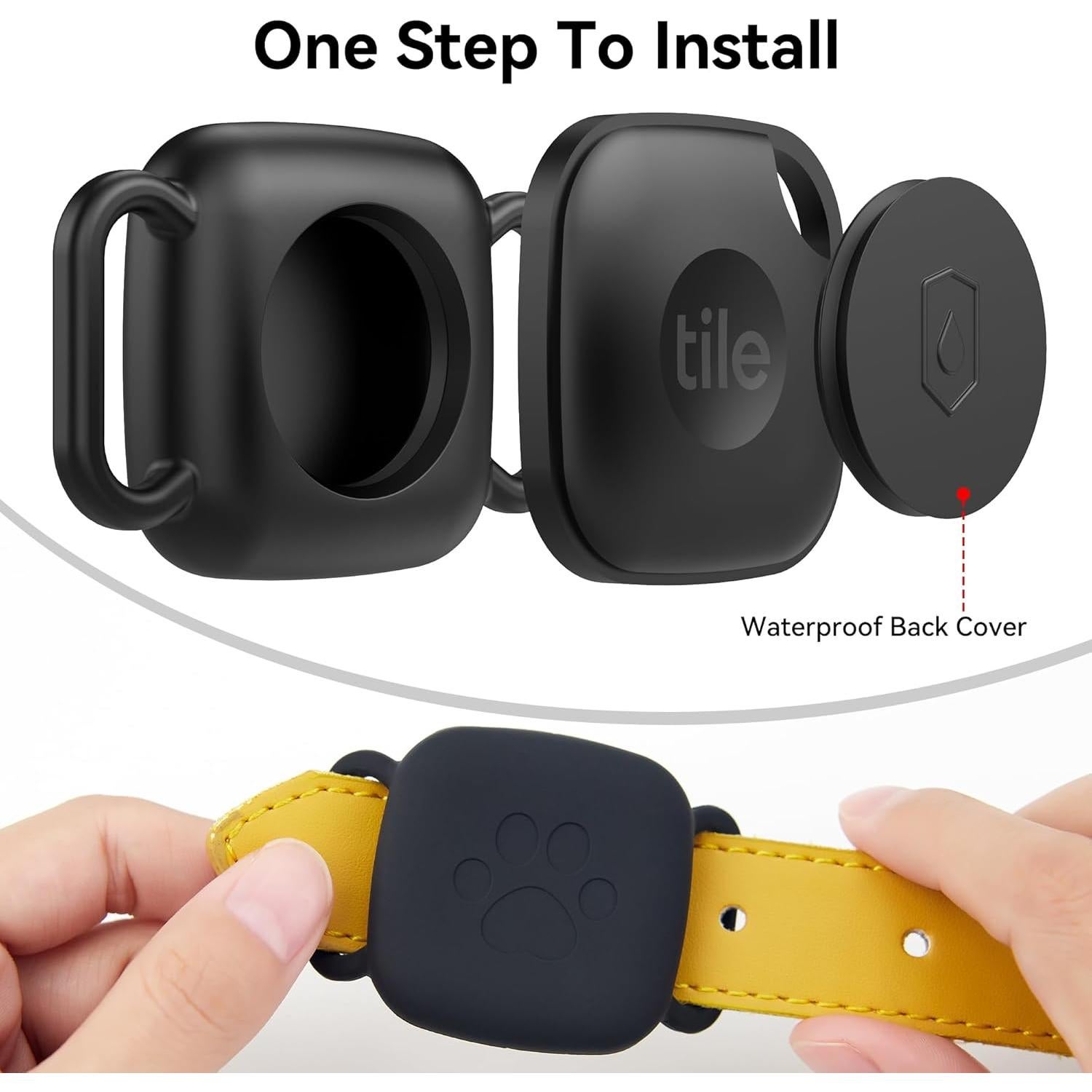 Soporte para Collar de Perro Life360 Tile Mate 2024 - 2 Unidades