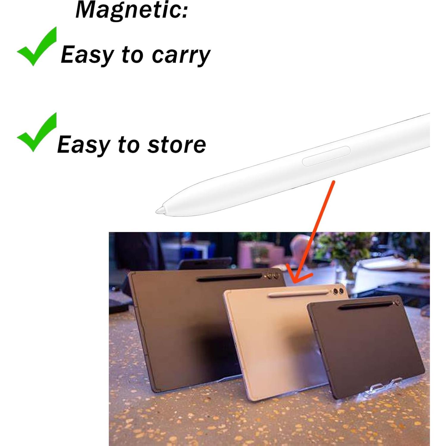 2 Stylus Alovexiong S Pen Beige para Samsung Galaxy Tab S9