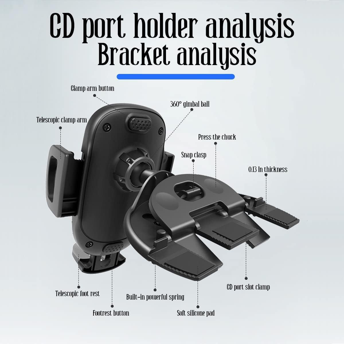 Soporte para Teléfono en Coche BELOMI Ajustable 360°