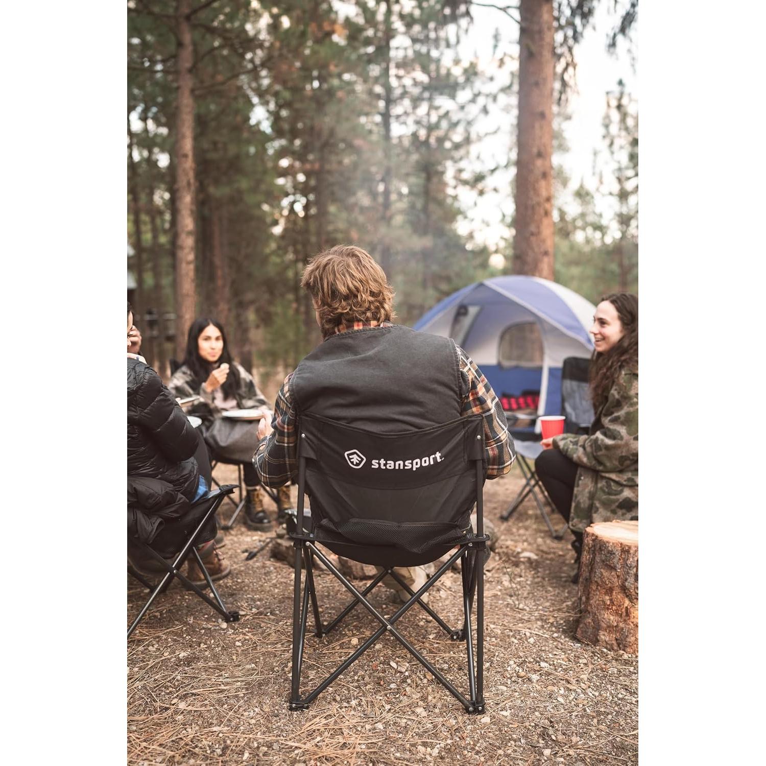 Silla de Camping Stansport Apex Deluxe Plegable 2.19 kg