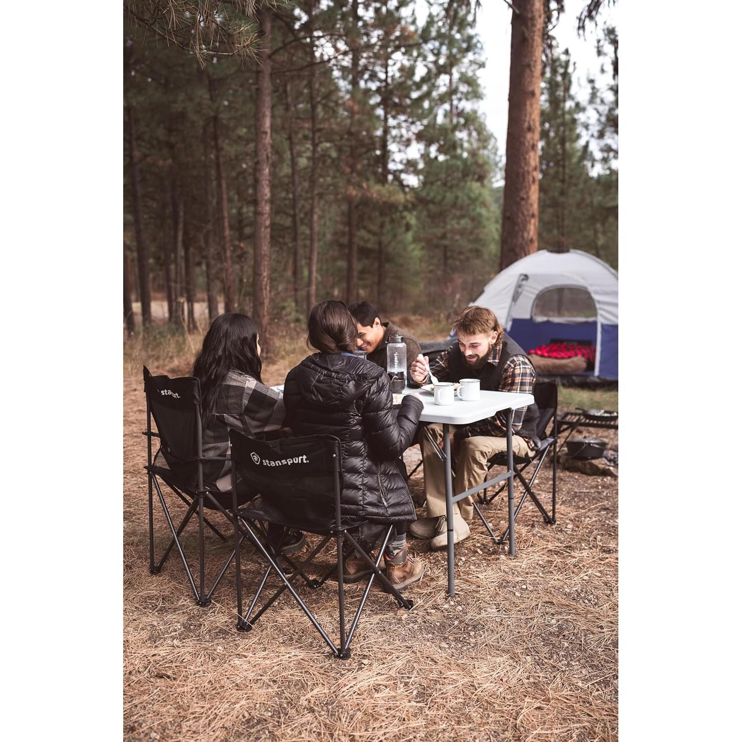 Silla de Camping Stansport Apex Deluxe Plegable 2.19 kg