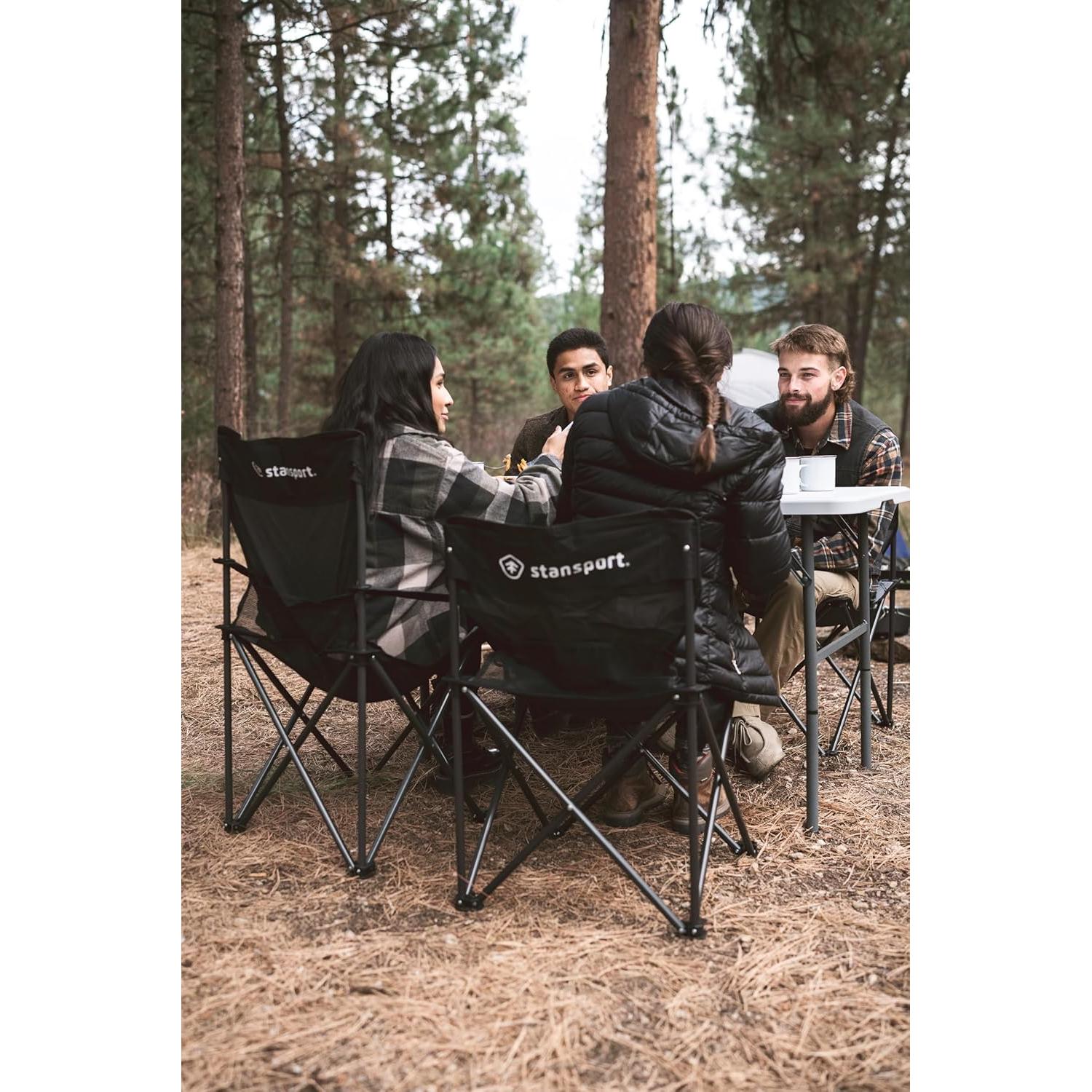 Silla de Camping Stansport Apex Deluxe Plegable 2.19 kg