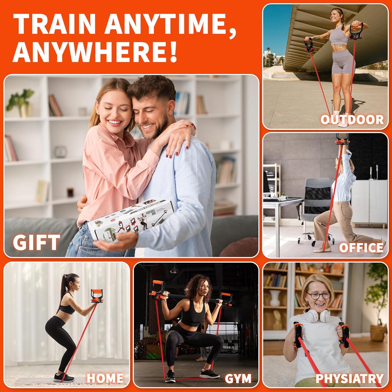 Banda de Resistencia Ajustable Northdeer con Mangos Potencia