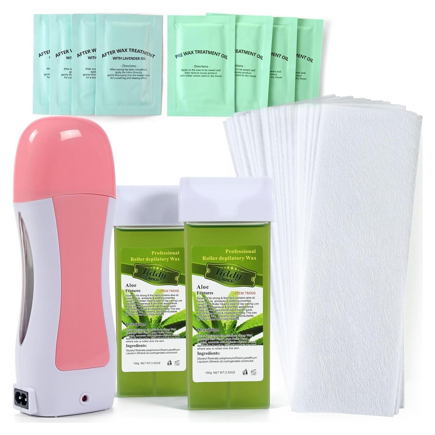 Kit de Cera para Depilación Liddy Dance 100g x 2 para Piel Sensible