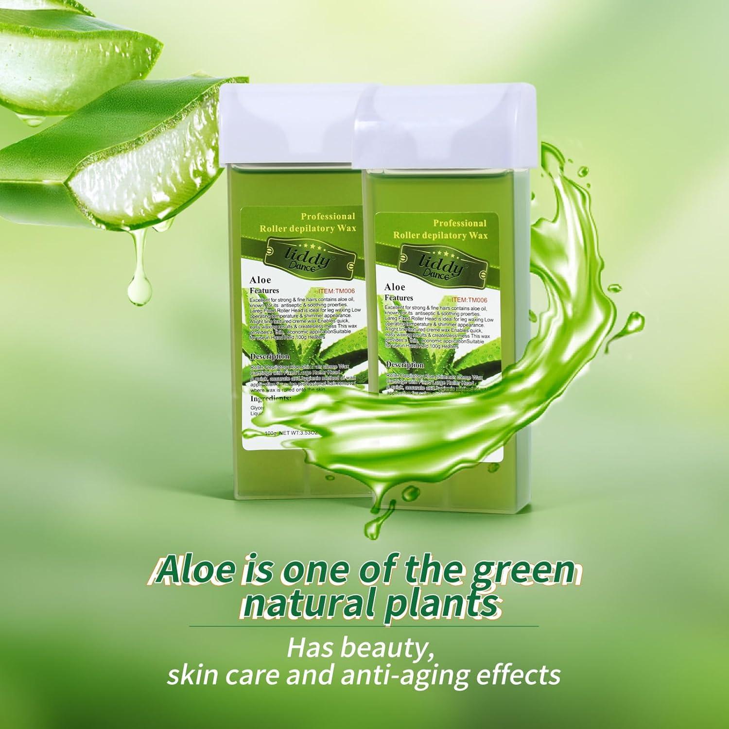 Kit de Cera para Depilación Liddy Dance 100g x 2 para Piel Sensible